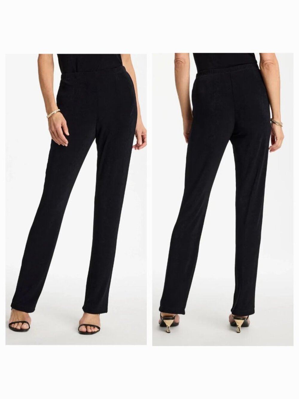Chico's Traveler Black Pull On Pant Chico's Size 2 US Size 12-14